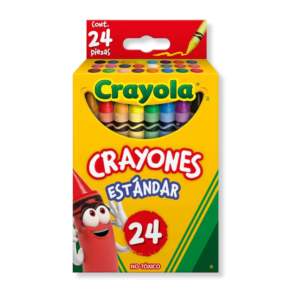 Crayola Crayones Estándar 24 pzas / 12 pzas / 6 pzas