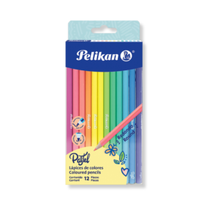 Pelikan Lápices de Colores Pastel Redondos C/12