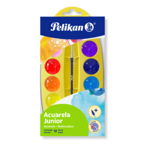 Pelikan Acuarela Junior C/12 en Estuche Acrílico